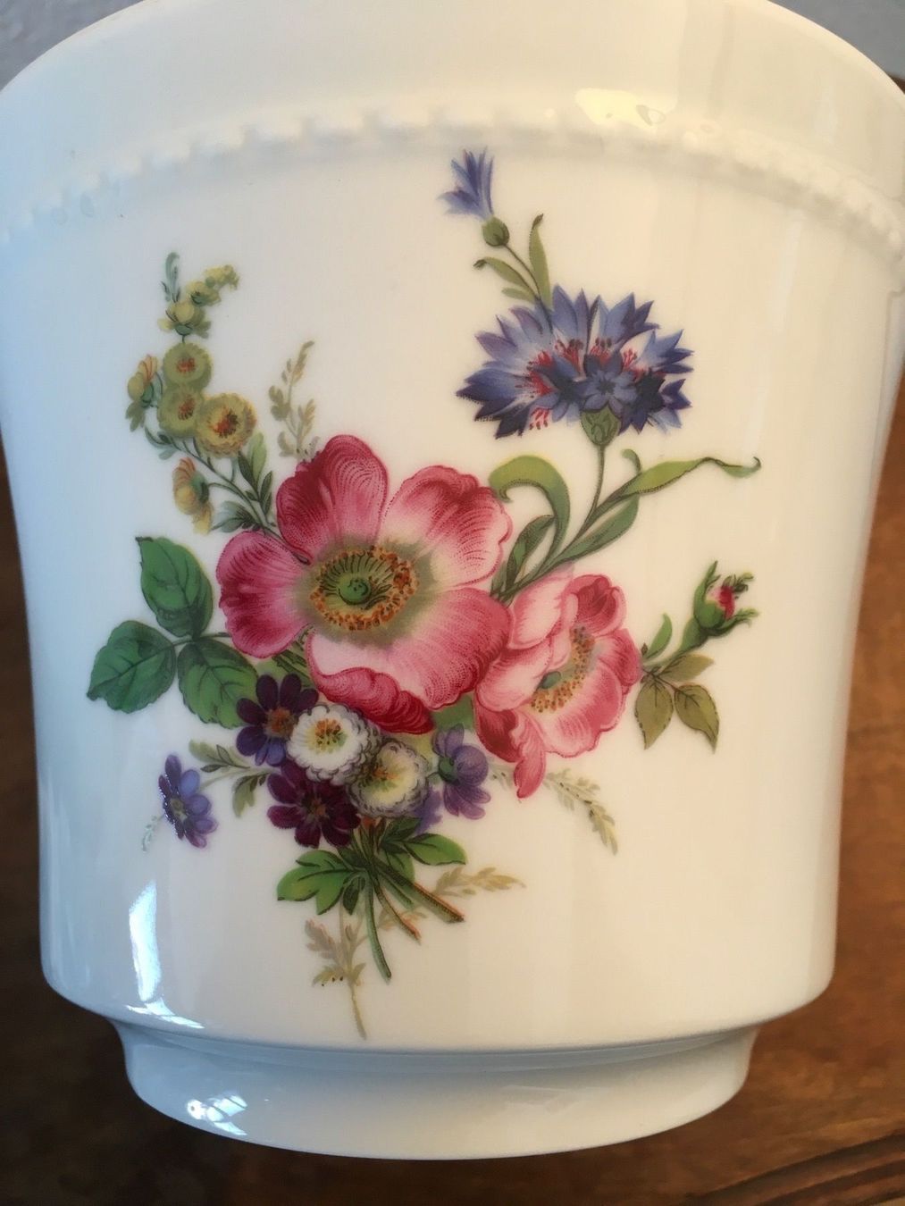 Vasi per fiori: Cachepot von Fürstenberg, handbemalt – Usato da Basel venduto da citystore 2