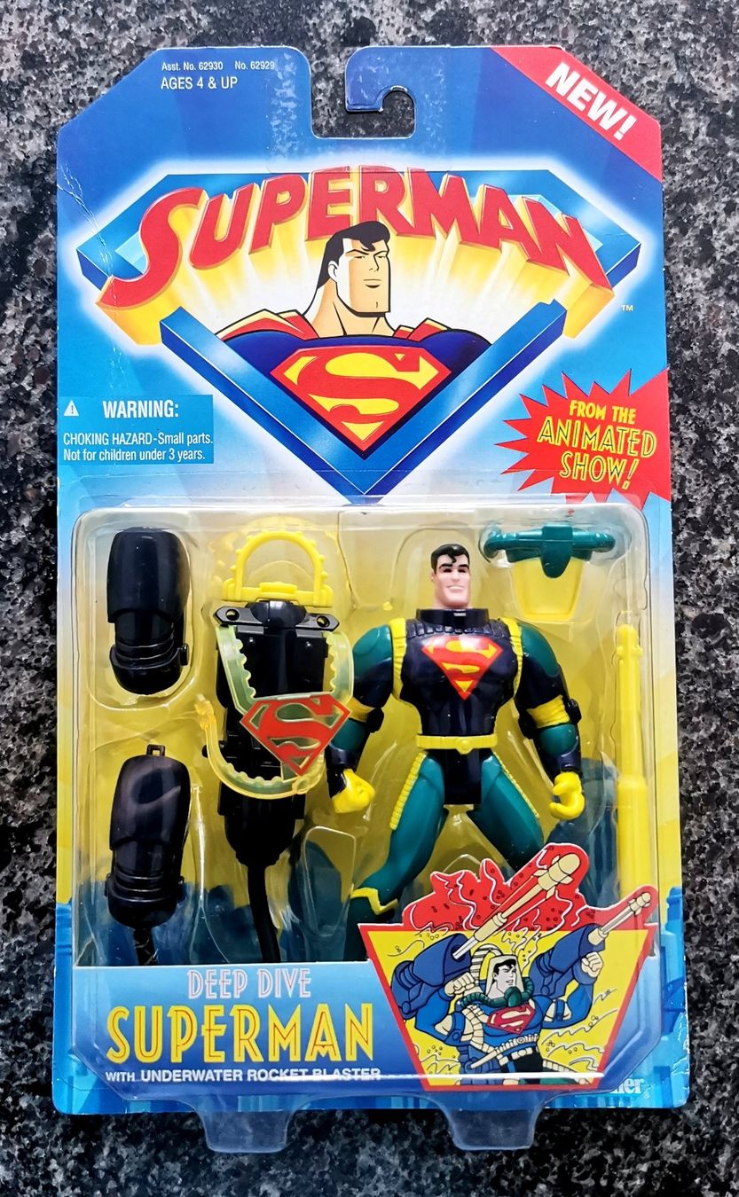 Hasbro Figurines: Superman Deep Dive 1996 Vintage Action Figur DC Hasbro – Neuf avec emballage d'origine à Rorschach par Actionvintage789