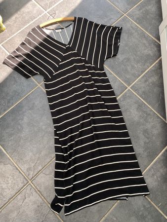 Vila Sommerkleid, Gr. 36, schwarz/weiss gestreift, Top!