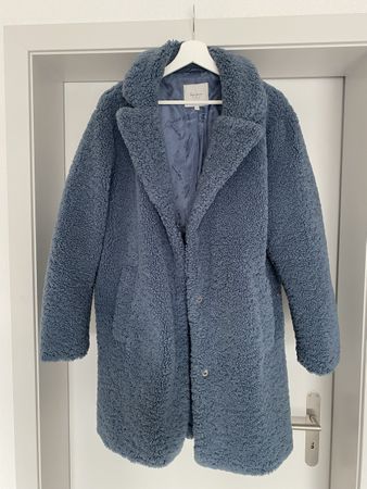 Mantel Pepe Jeans Teddy blau Grösse M guter Zustand