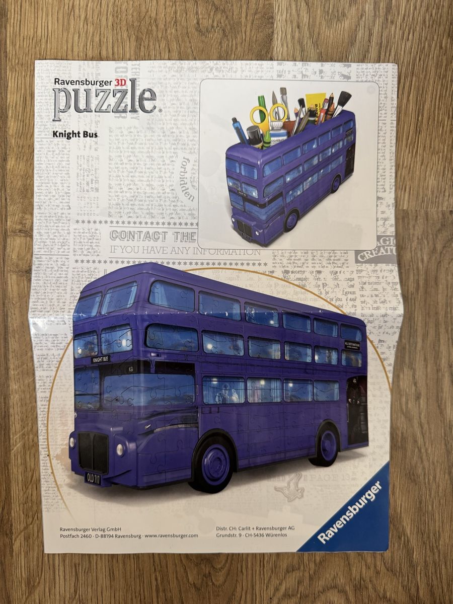 Ravensburger Puzzle: Puzzle 3D Harry Potter | Pot à crayons Magicobus – Nuovo (secondo la descrizione) da Arzier-Le Muids venduto da tah_5sns 2