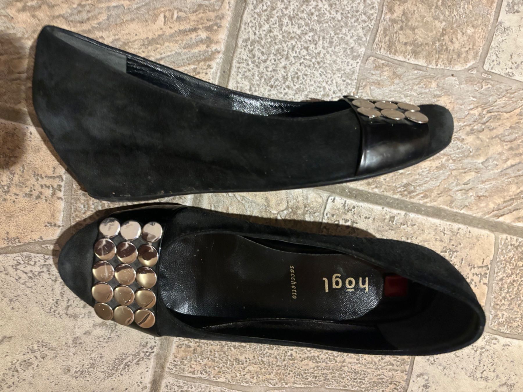 Högl Damenschuhe: 36.5-37_Hogl_natural soft leather – Gebraucht aus St-George von elena27
