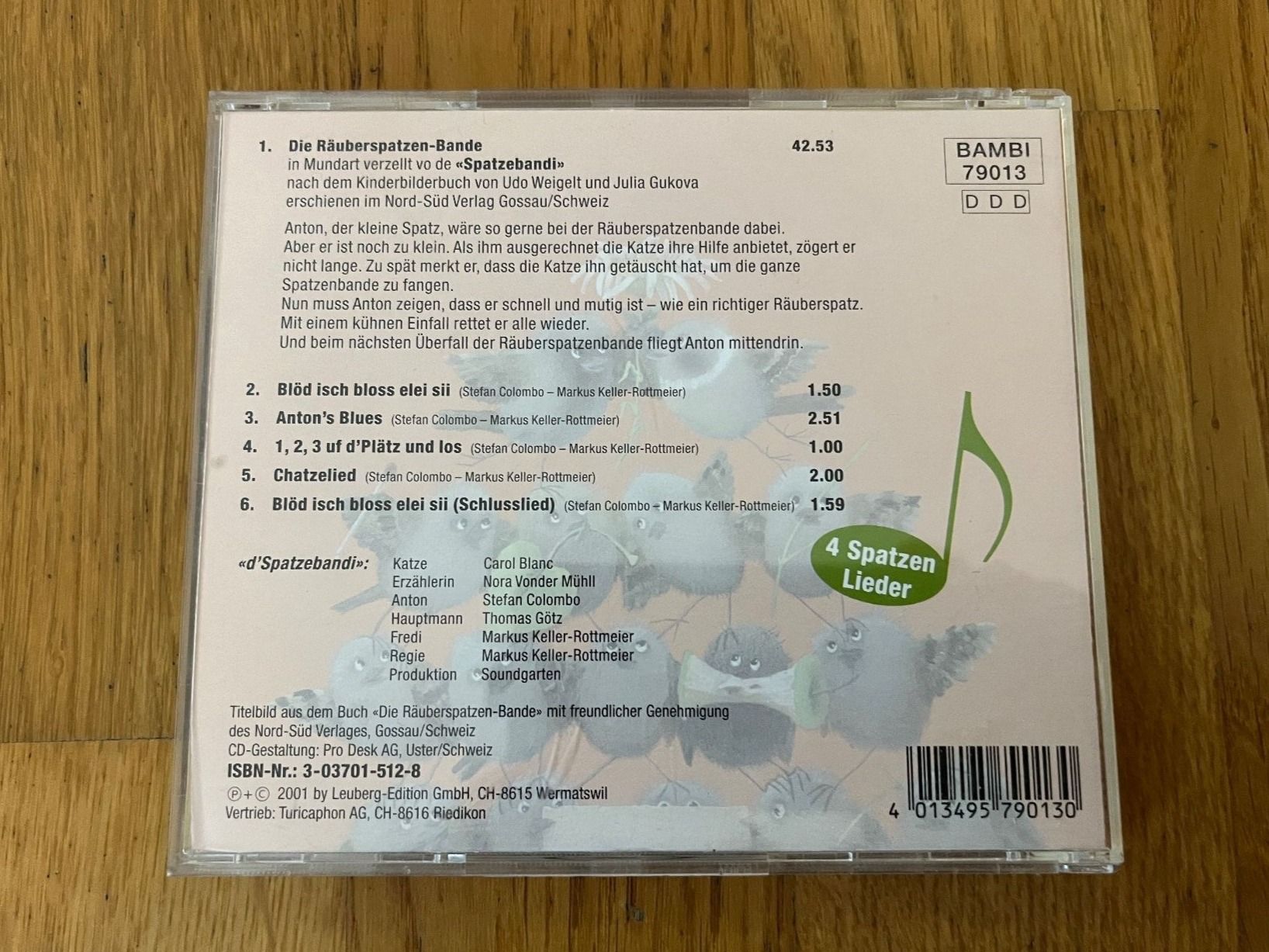 CD: CD "Die Räuberspatzen-Bande" – Usato da Grosswangen venduto da Vita500 1