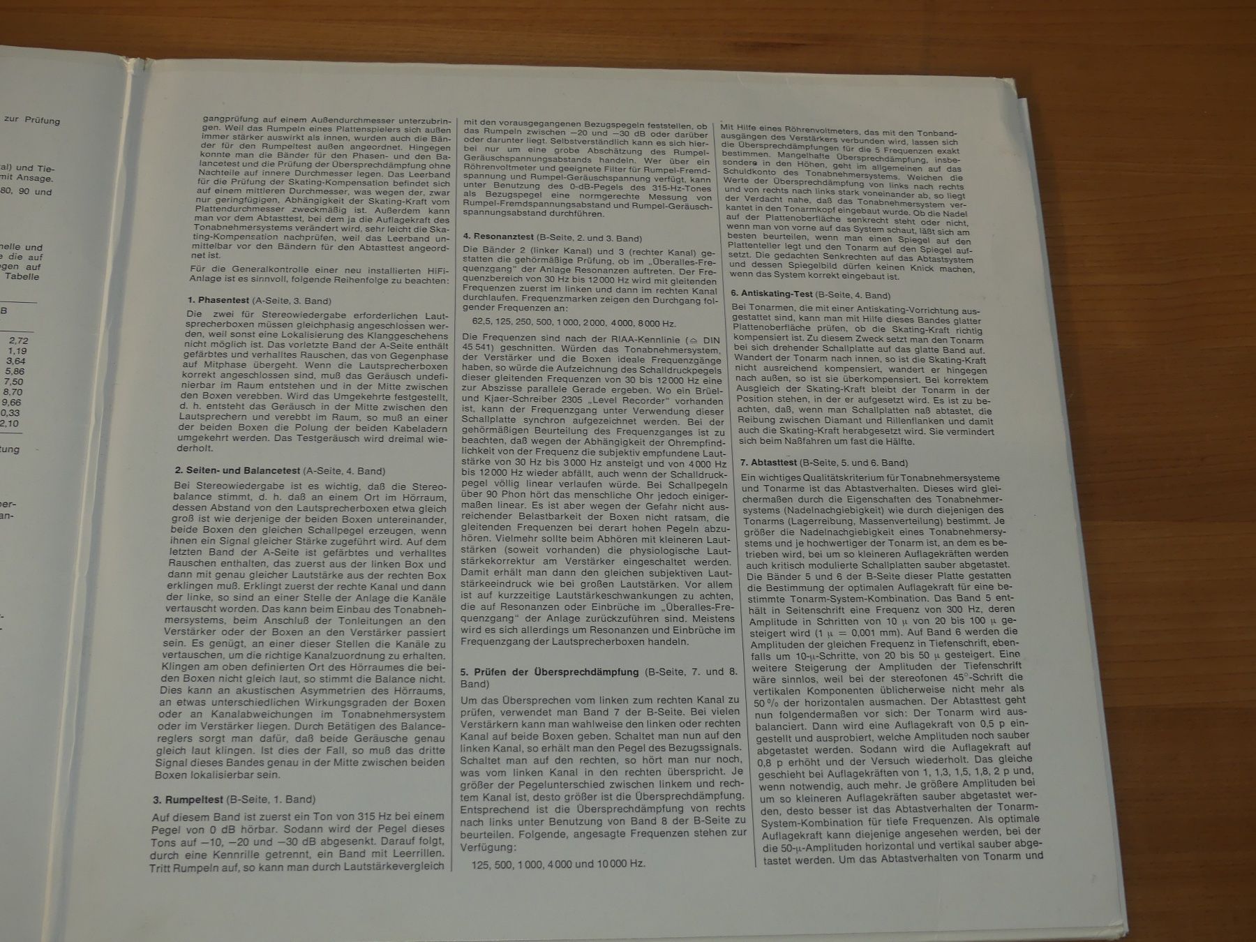 Schallplatten: HÖRTEST- UND MESSPLATTE - DHFI NR 2 – Neu (gemäss Beschreibung) aus Fahrwangen von Swirl2 2