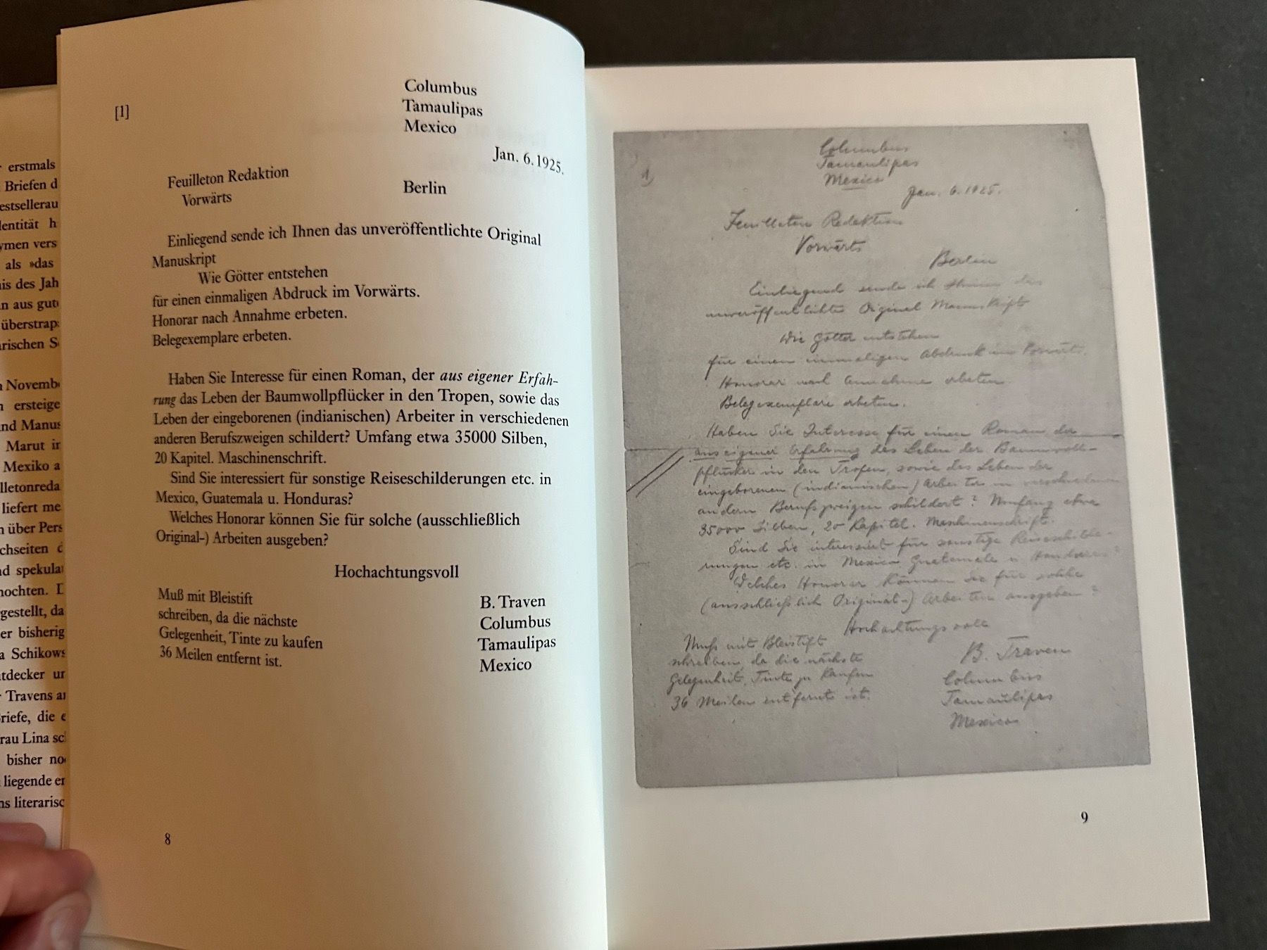 Libri: B. Traven: Ich kenne das Leben in Mexiko. – Usato da Zürich venduto da allp 4