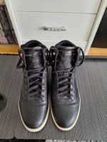 Schwarze Geox Sneaker, Leder, atmungsaktiv