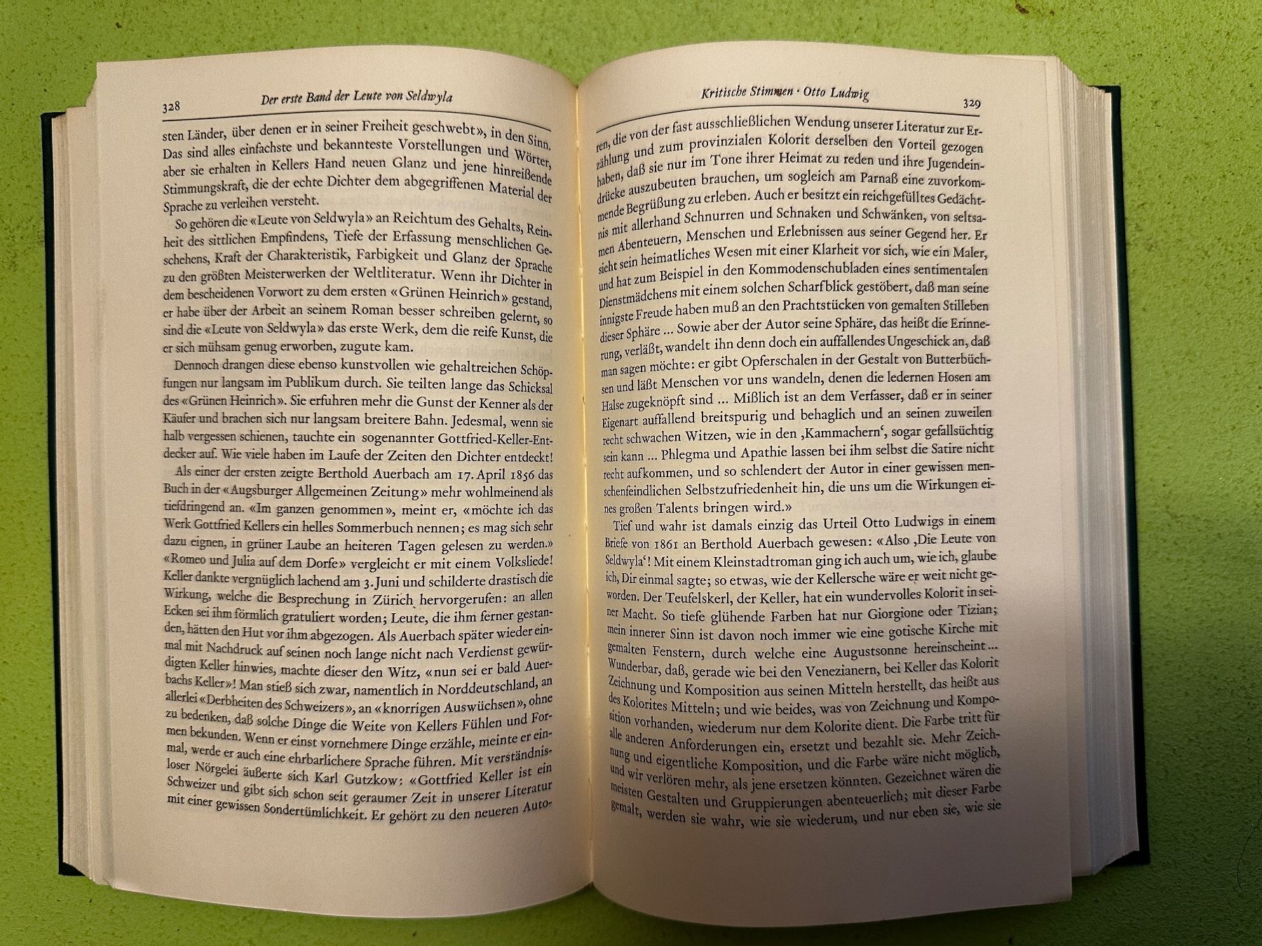 Libri: Emil Ermatinger: Gottfried Kellers Leben. – Usato da Zürich venduto da allp 5