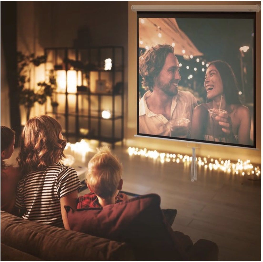 Home Cinema: Beamer-Projektionsleinwand 178x178cm – Nuovo e nell'imballaggio originale da Basel venduto da roman1986 1