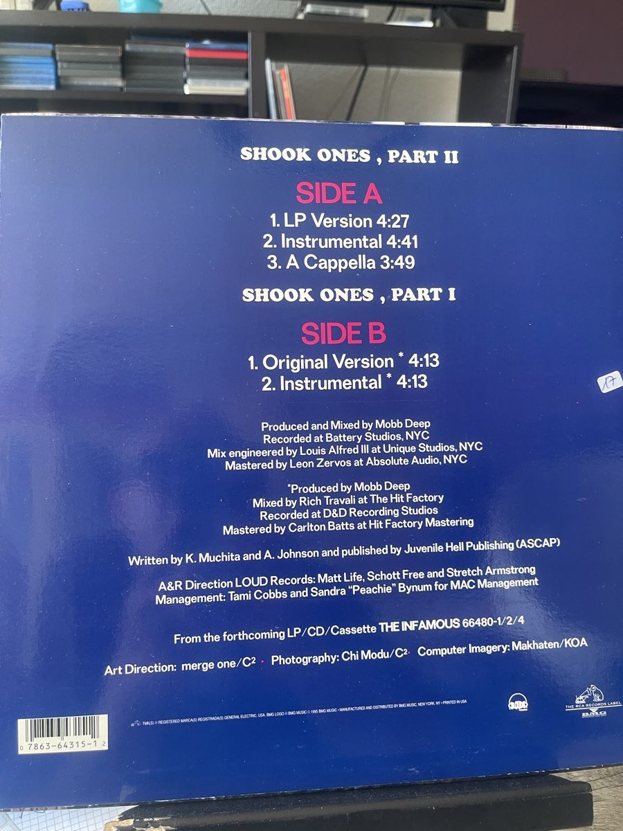 Dischi in vinile: Mobb Deep / Shook ones  – Nuovo (secondo la descrizione) da Dagmersellen venduto da stonefinger 1