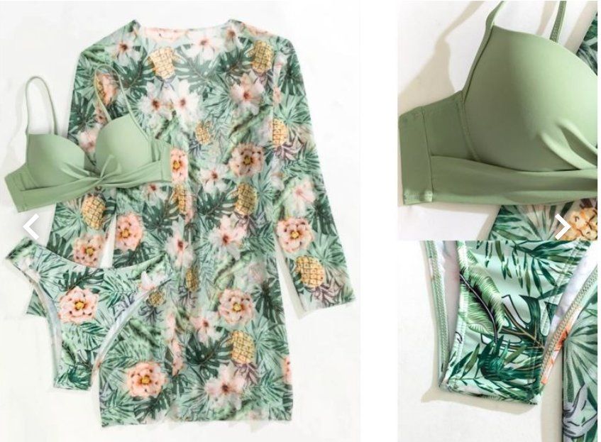 Costumi da bagno & Bikini: Badeanzug Kimono mit Bikini – Nuovo e nell'imballaggio originale da Amriswil venduto da Ravinvida 8