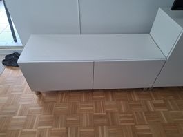 Wohnzimmermöbel 120x42x48cm weiss