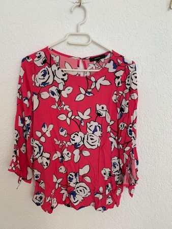 Bonita Bluse Shirt pink Blumen Gr. 36