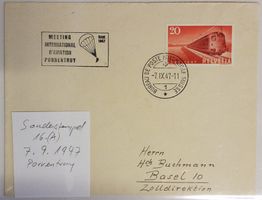 B132) 279, Schnellzug mit Sonderstempel Lp