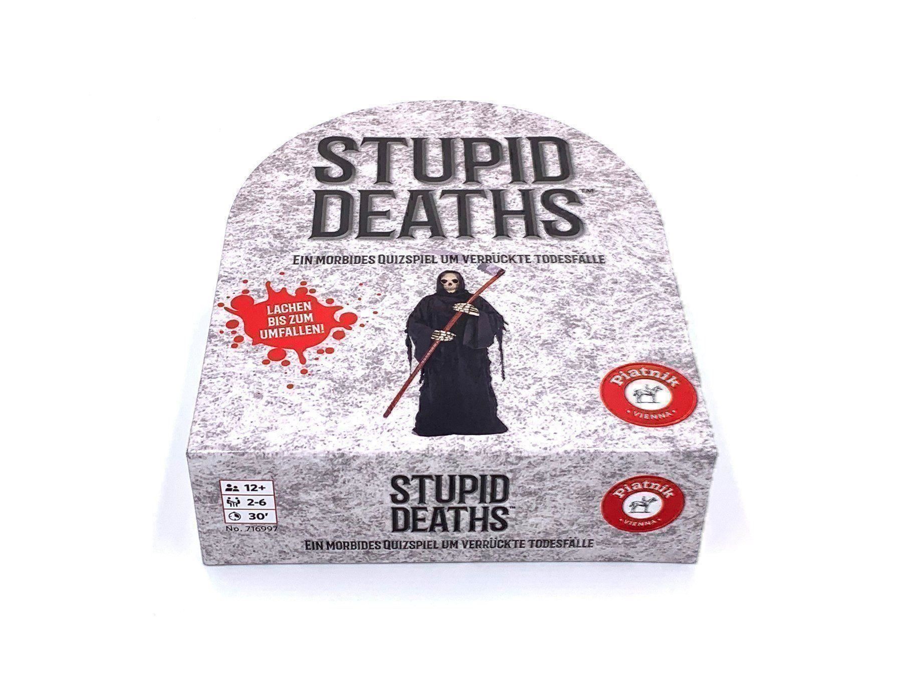 Giochi: Gesellschaftsspiel Stupid Deaths – Nuovo e nell'imballaggio originale da Mauren venduto da rundumsfest 1