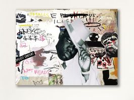 Notorious BIG Pop Art Kunst Rap Hip Hop Money Urban Bild