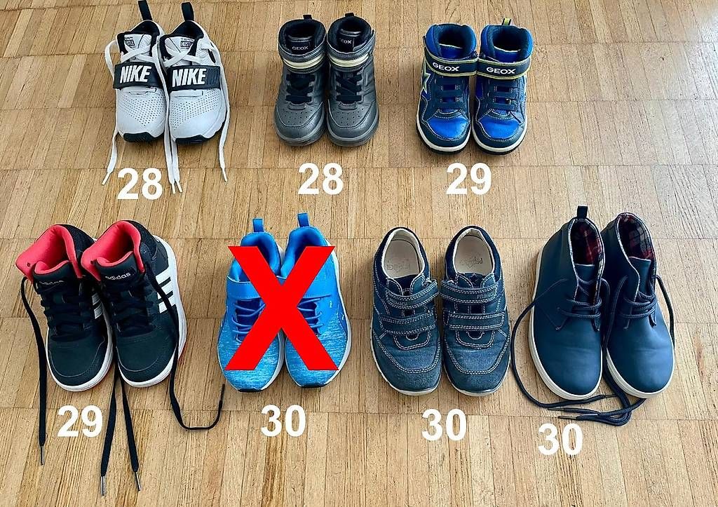 Scarpe per ragazzi: verschiedene Schuhe Grösse 28 bis 30 – Usato da Zürich venduto da giovannisp
