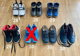 verschiedene Schuhe Grösse 28 bis 30