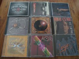ROCK-HARDROCK  CD's ( 9 Stk. )