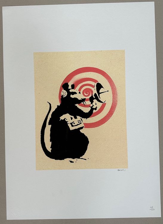 Banksy: Radar Rat XL-Version 106/150 | Kaufen auf Ricardo