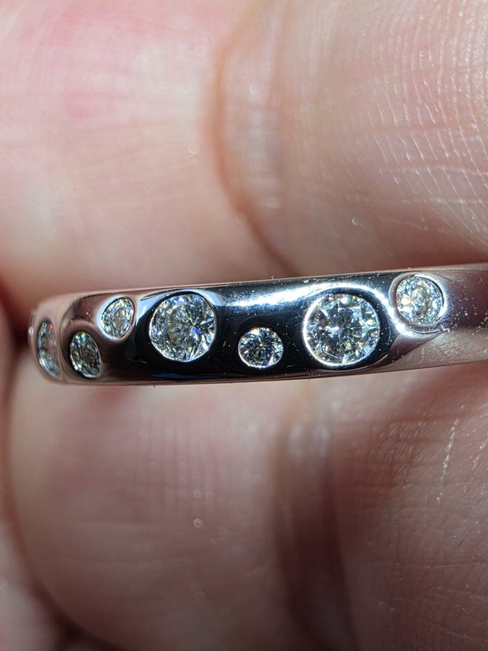 Anelli: Bague argent avec diamants de moissanite certifiés GRA – Nuovo e nell'imballaggio originale da Reconvilier venduto da Tsma67 9