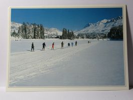 Lenzerheide , Langlauf auf dem Heidsee
