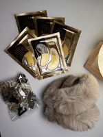 5x Augenpads o.alk 20stk Haarklammern 1 Ohrenwärmer Brandneu