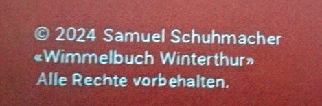 Bücher: Wimmelbuch Winterthur von Samuel Schuhmacher, – Gebraucht aus Wetzikon ZH von strubeli024 1