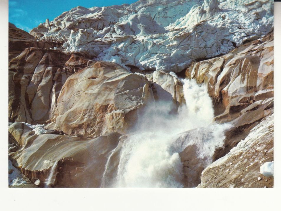 Cartoline postali: Rhonegletscher Rhonequelle ca. 1980 – Usato da Bürglen TG venduto da StampGraf