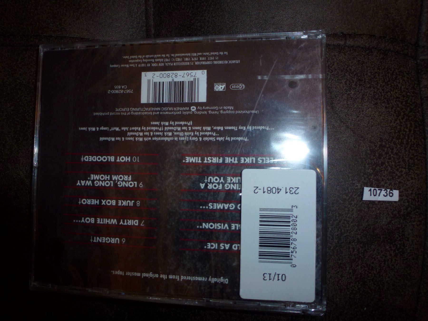 CD: Foreigner - Records CD NEU – Nuovo e nell'imballaggio originale da Olten venduto da Disc-Ausverkauf 1