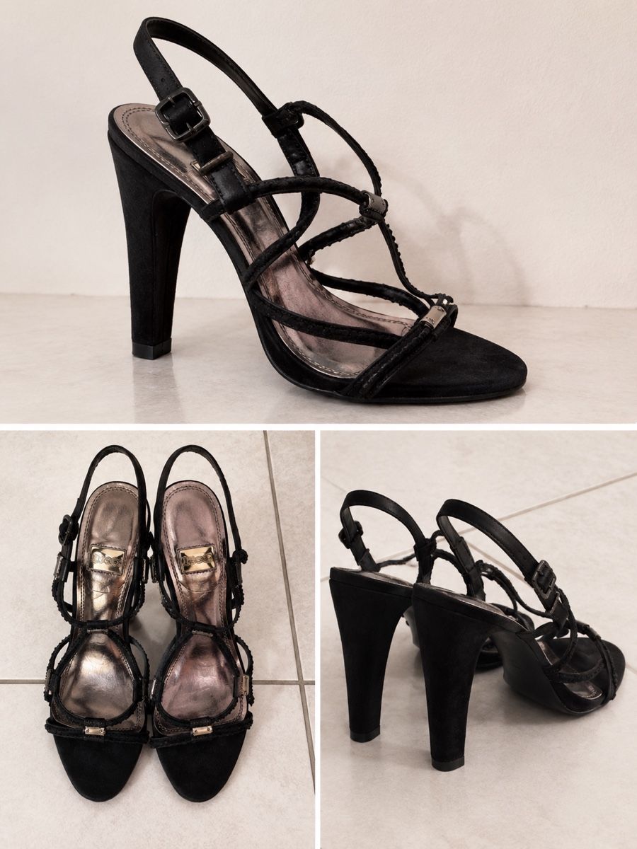 Damenschuhe: Sandali neri eleganti – Gebraucht aus Zürich von mar_f9vq