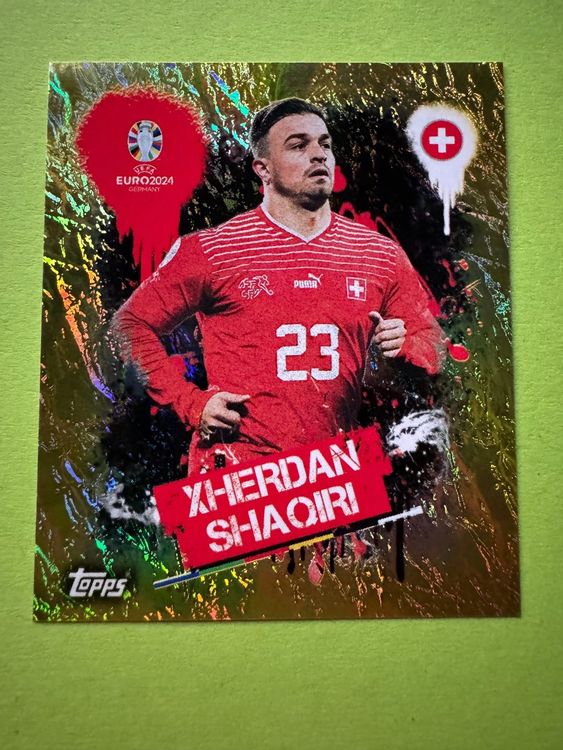 TOPPS EM 2024 / SUI 3 - XHERDAN SHAQIRI - GOLD! | Kaufen Auf Ricardo