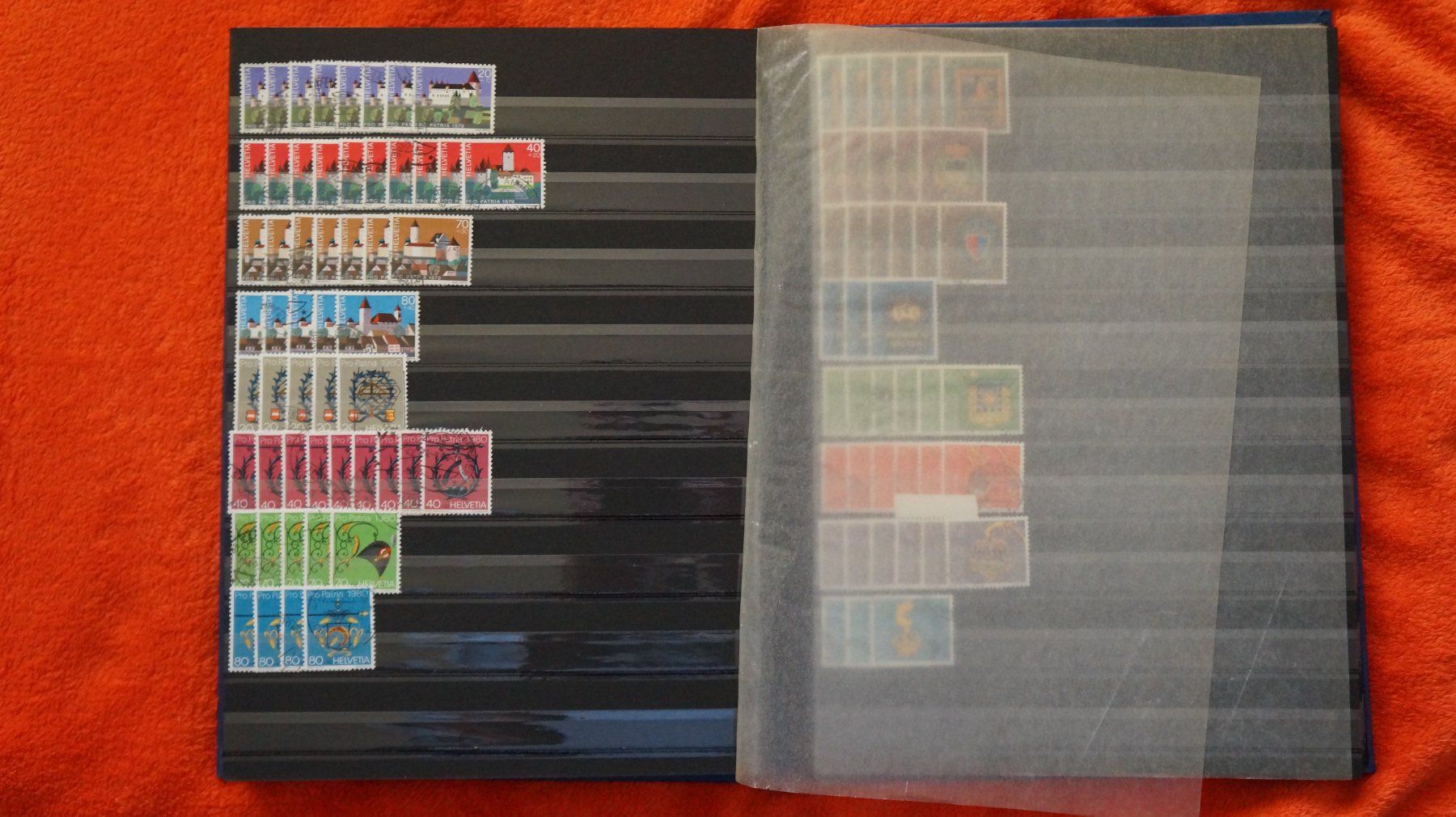 Alle Briefmarken: 1 Alben mit Pro Patria ab 1963 – Gebraucht aus Sulgen von Kengi0 8