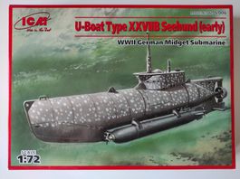 U-Boot Typ XXVIIB "Seehund" der Kriegsmarine von ICM 1/72