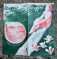 ca. 1940/50er Jahre Faltprospekt WEGGIS magnolien