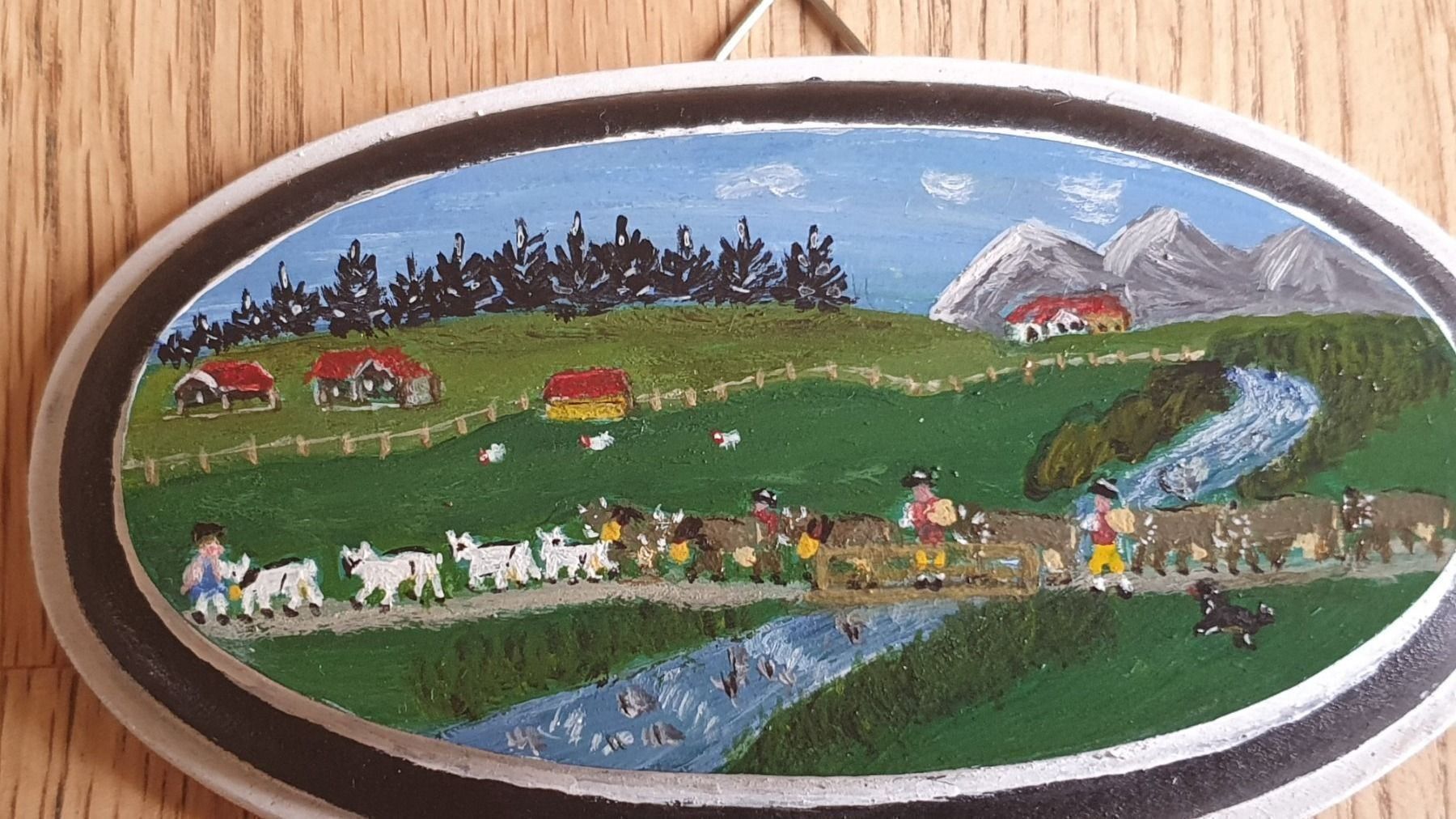 Gemälde: Kleines Appenzeller Alpaufzug  Bild – Gebraucht aus Flawil von Naphtali 2