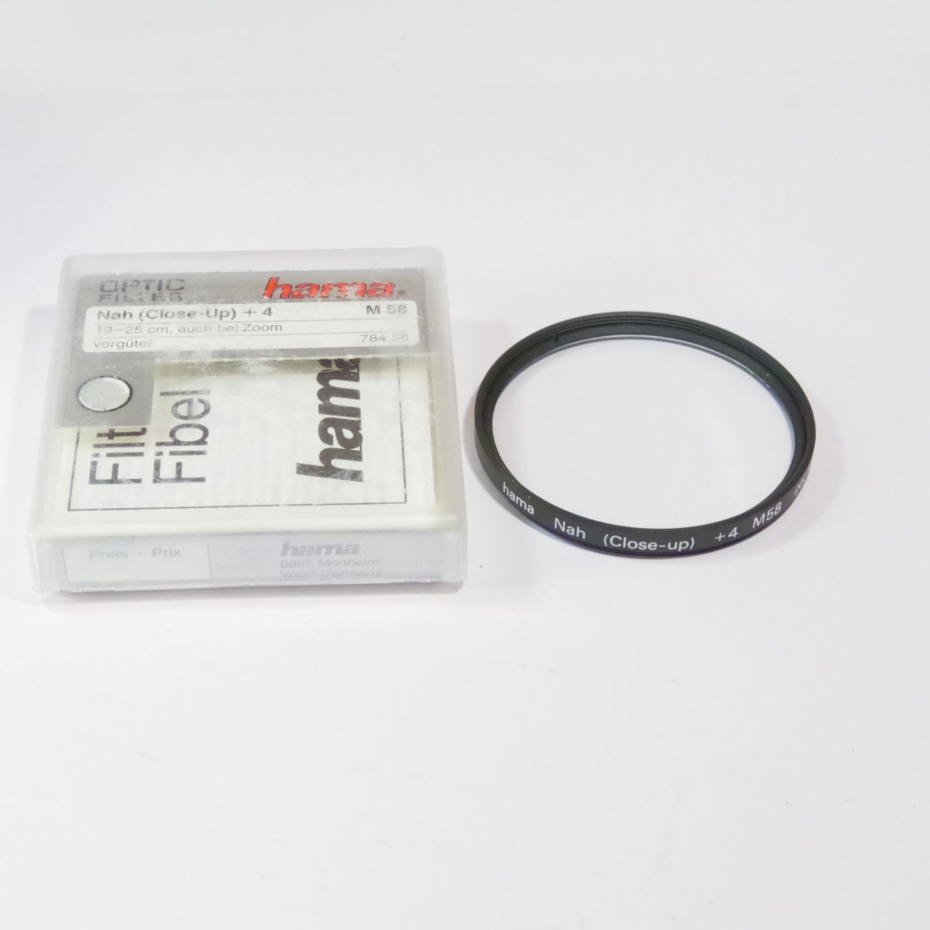 Hama Filtri: Hama Nahlinse +4 Makrofilter 58mm – Usato da Erlinsbach venduto da foto_5018