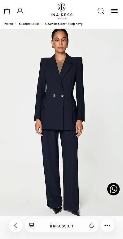Jacken: Ina Kess Cesare Blazer navy blue  – Gebraucht aus Zürich von Paula062 4