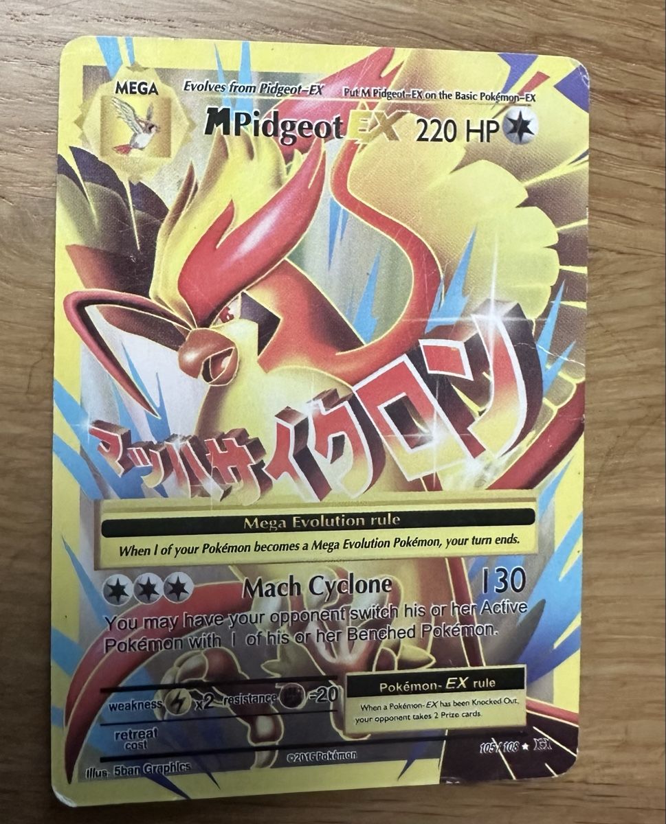 Pokémon Carte collezionabili: Mega Pidgeot EX - Seltene Pokemon Karte – Usato da Ebikon venduto da Gaenggeliwaar
