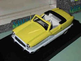 Nash Metropolitan 1959 gelb-weiss * Vitesse 1:43