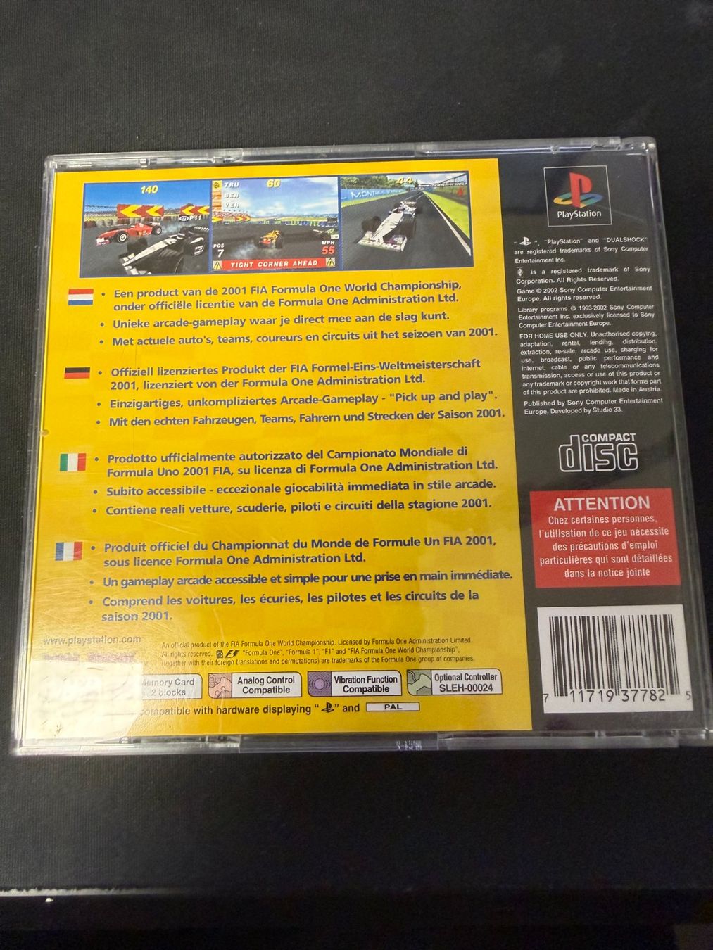 Sony Giochi: Formula One Arcade - PS1 – Usato da Pont-de-la-Morge venduto da Darfal 2