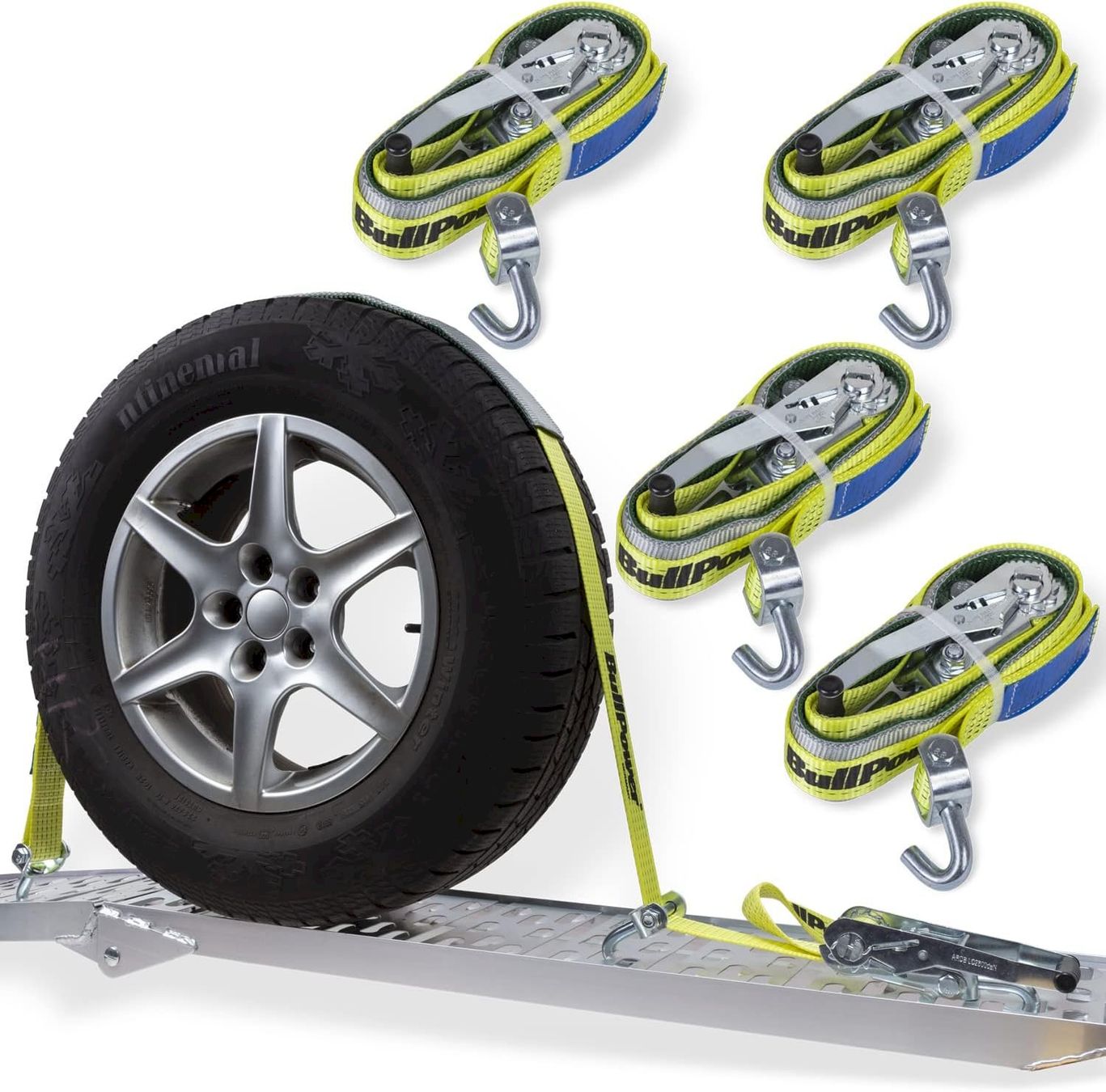 Accessori per altri veicoli: 4x BullPower Spanngurte 50mm 5000 kg – Nuovo e nell'imballaggio originale da Bottighofen venduto da zaap