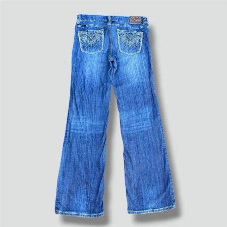 Cowgirl Up y2k wide leg vintage jeans hose bootcut retro