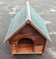 Hundehütte aus Holz, wetterfest