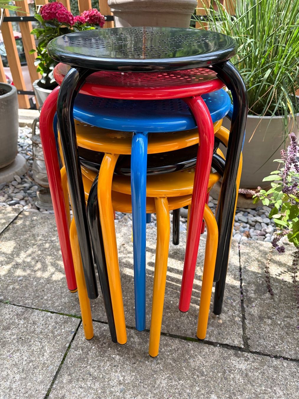 Tabourets: 7 Stück COCON Hocker Metall – D'occasion à St.Gallen par Boergie 7