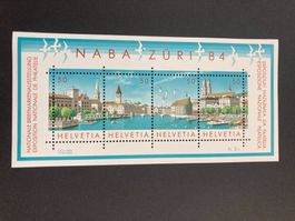 Schweiz 1984 Block NABA Zürich postfrisch