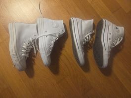 Converse Chuck Taylor All Star weiss Leder Gr. 37.