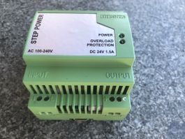 Phoenix Contact Step Power 24Volt Netzteil 1.5Amp.