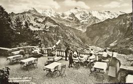 INTERLAKEN Terrasse Restaurant Tea Room Harderkulm