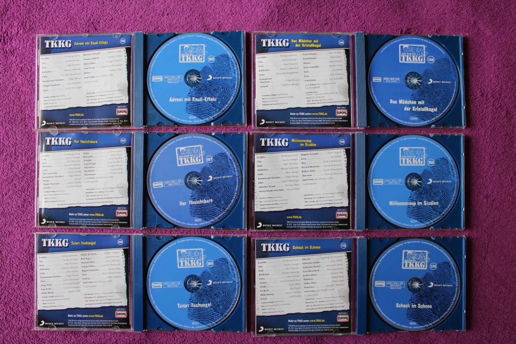 CDs: 6 - TKKG - Hörspiel - CD´s – Gebraucht aus Müllheim Dorf von Seeeule01 7