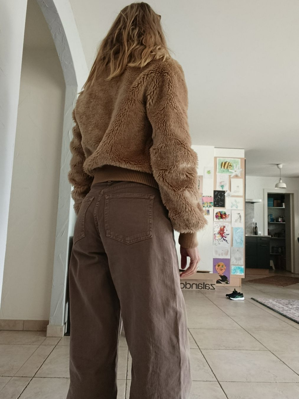 Zebra Jacken: VESTE PELUCHE ZEBRA BEIGE S – Gebraucht aus Sierre von shirley04 2